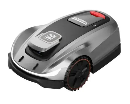 Robot rasaerba autonomo Sunseeker X5 TRAZIONE INTEGRALE, tecnologia GPS/RTK/Vision AI con doppia fotocamera per aree fino a 2000 metri quadri